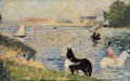 horses in the water 1883